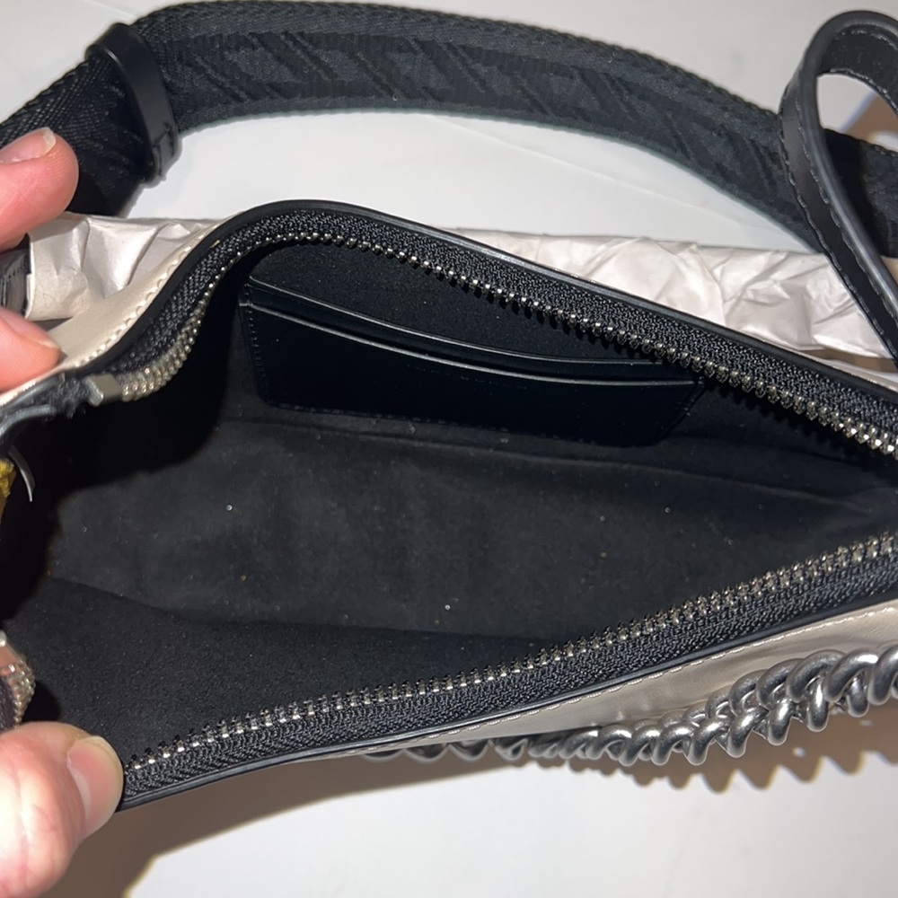 Tory Burch 151 Mercer Small Crescent Bag - Picture 11 of 14
